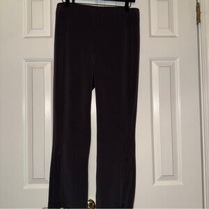 Black Ribbed Lululemon Softstreme Pants
